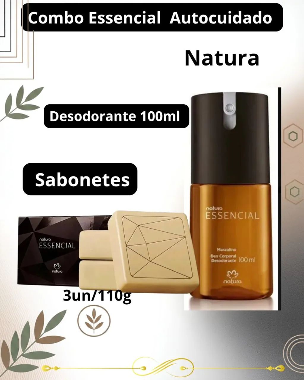 Kit Essencial Autocuidado Masculino- Natura 