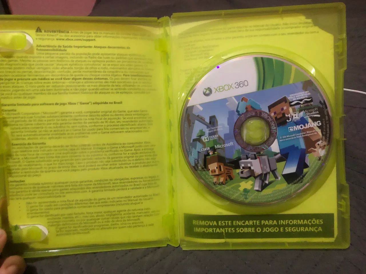 Minecraft jogo Xbox 360. - Foto 2