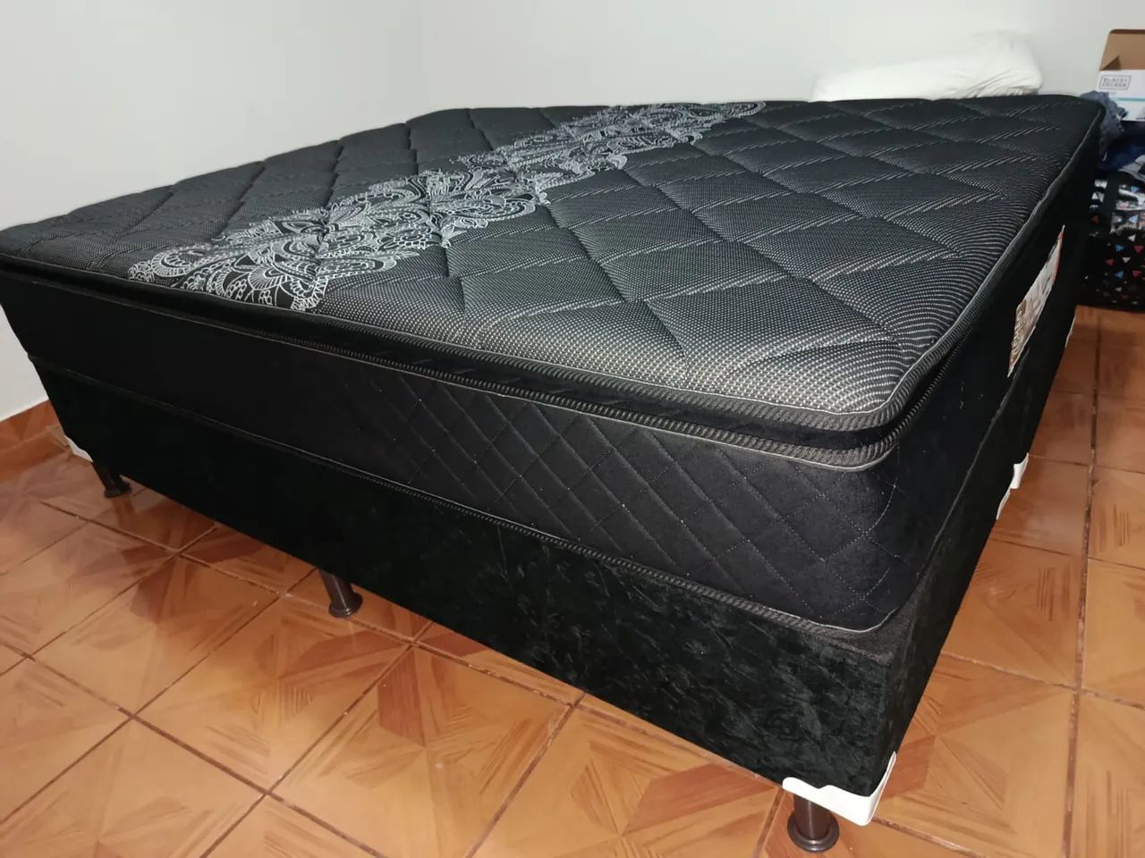 Cama Box Queen Colchão D33 com Pilow Top  - Foto 3