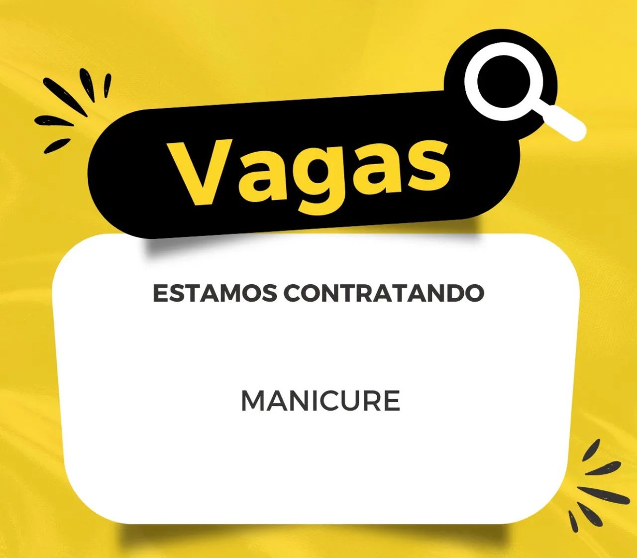 Vaga para Manicure