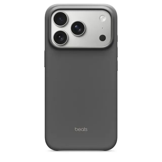 capa da beats com magsafe e controle da câmera para iphone 17 pro cinza-granito