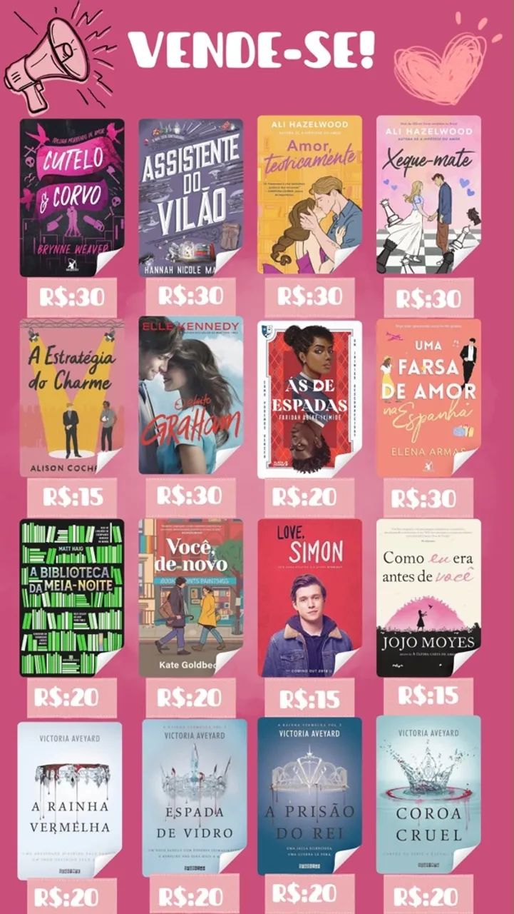 Vende-se livros 