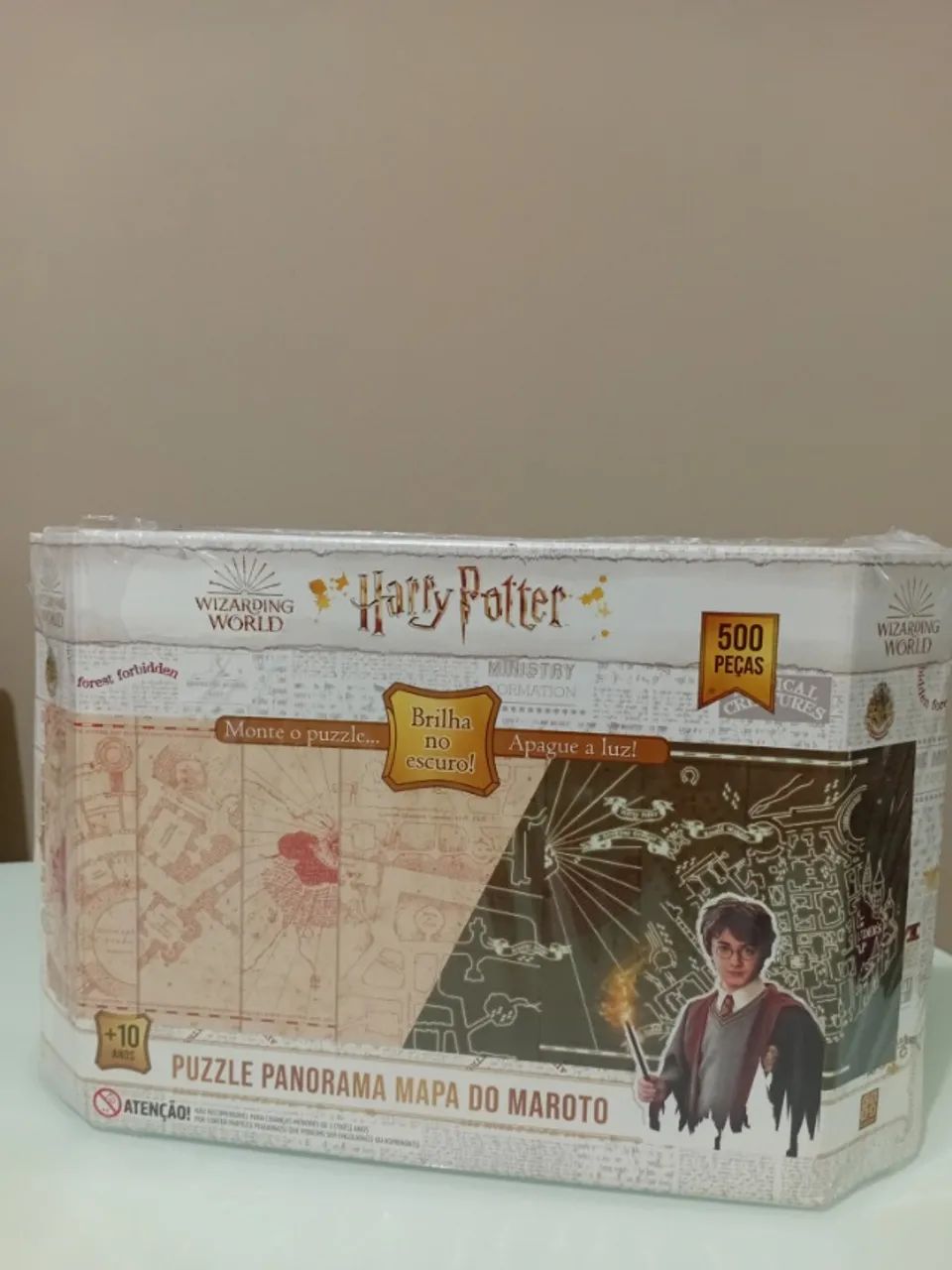 Quebra-Cabeça Panorâmico Harry Potter - Brilha no Escuro 500 peças