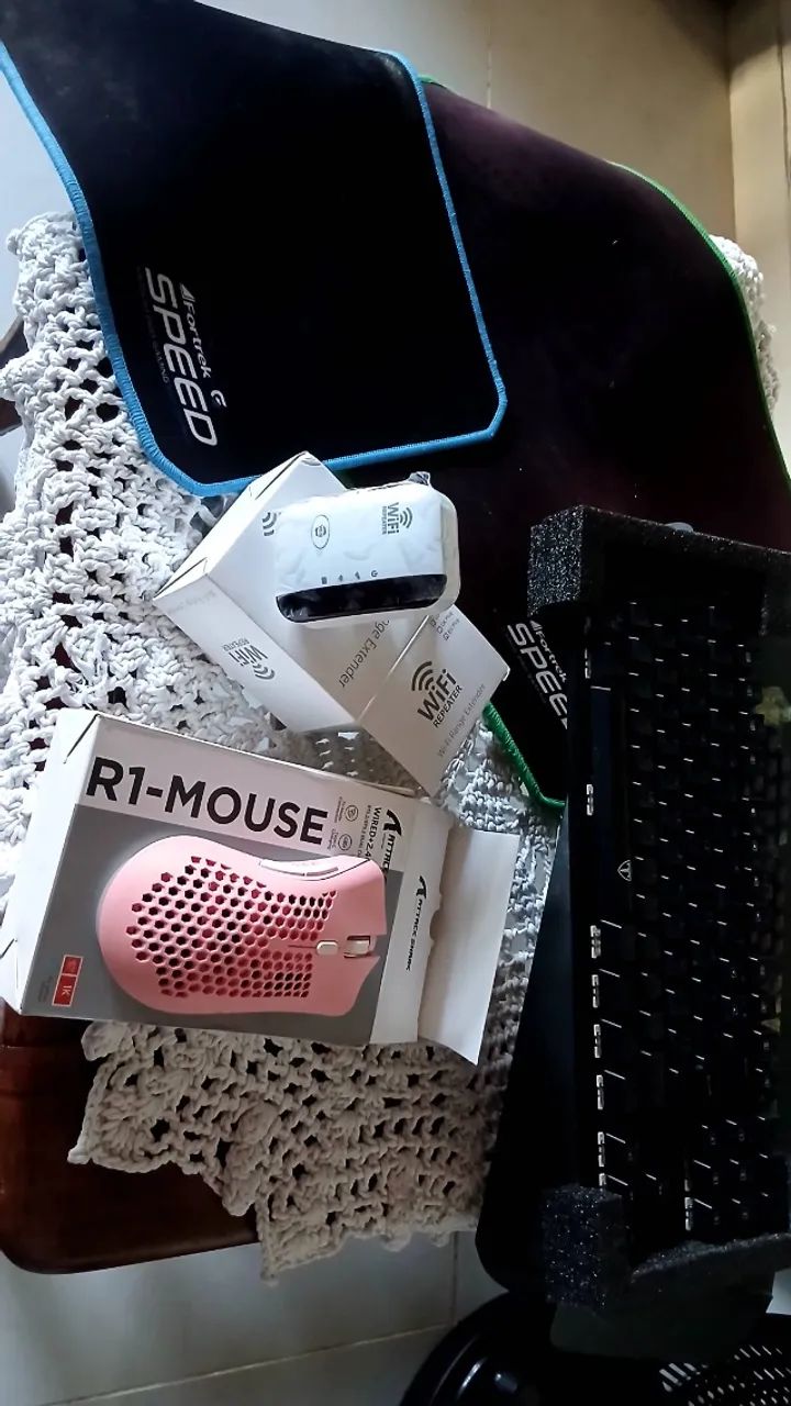 Teclado, mouse sem fio e mousepad  - Foto 4