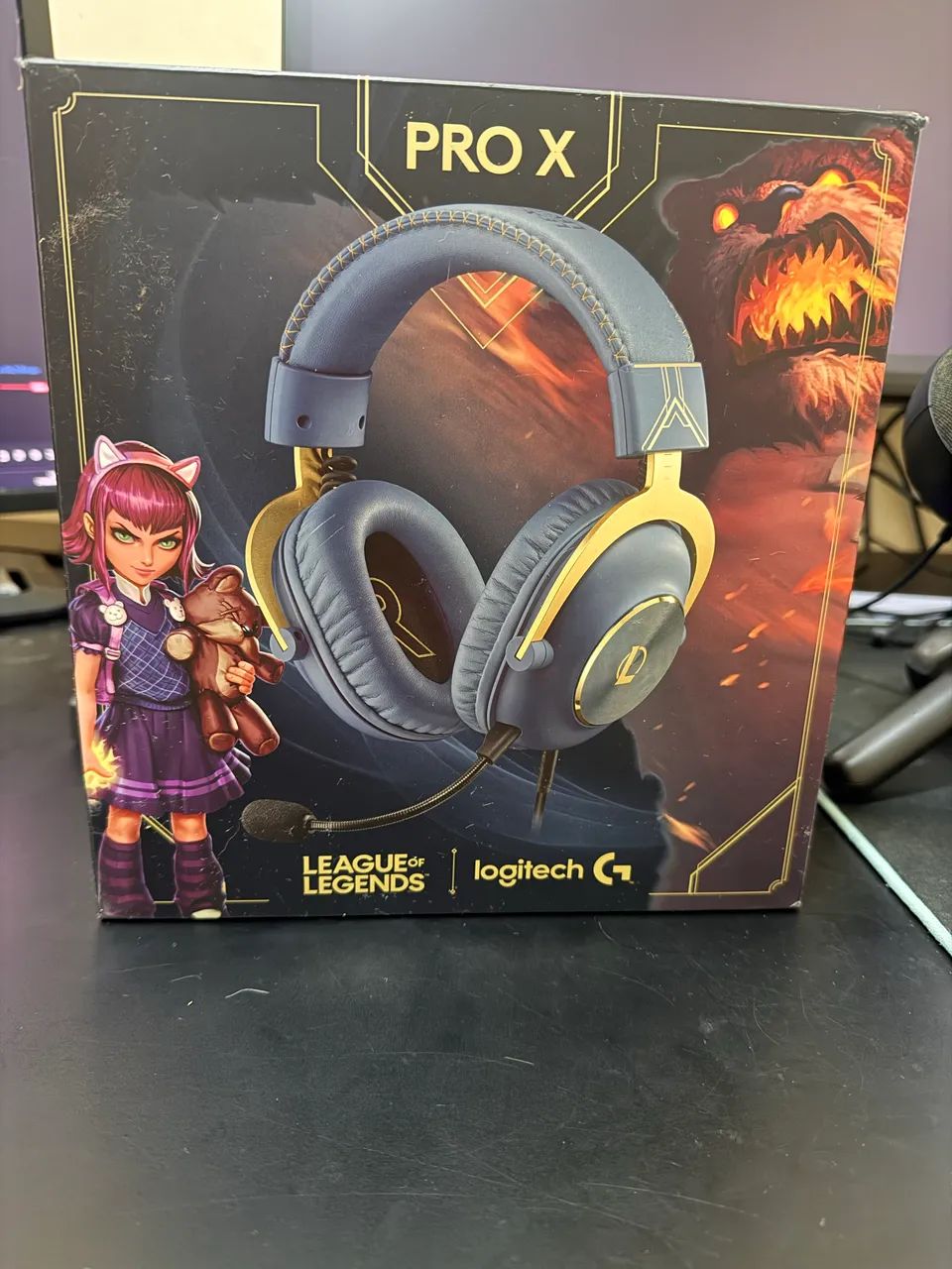 Headset Logitech Gpro x LOL 