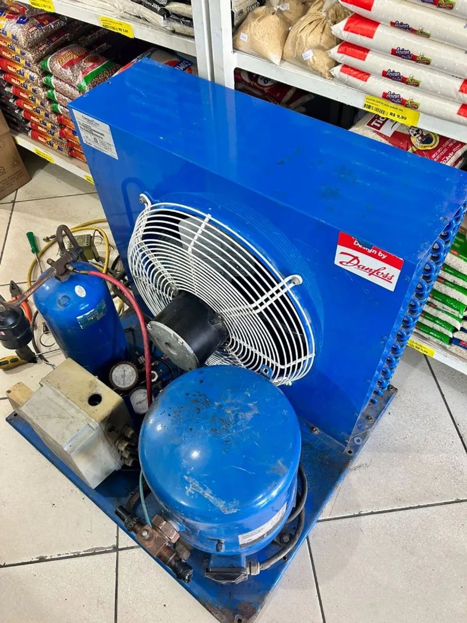 Motor para câmara frigorífica danfos mt44 - Foto 4