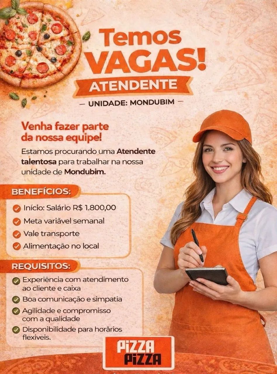 VAGA DE ATENDENTE/CAIXA  - Foto 2