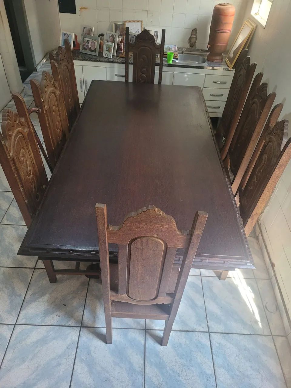 Mesa jantar estilo colonial 