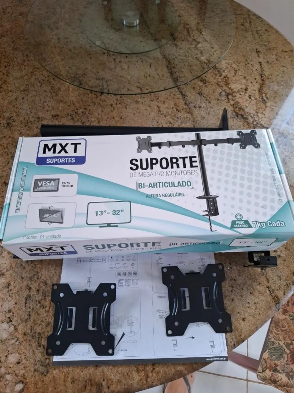 Suporte articulado para 2 monitores - Foto 3