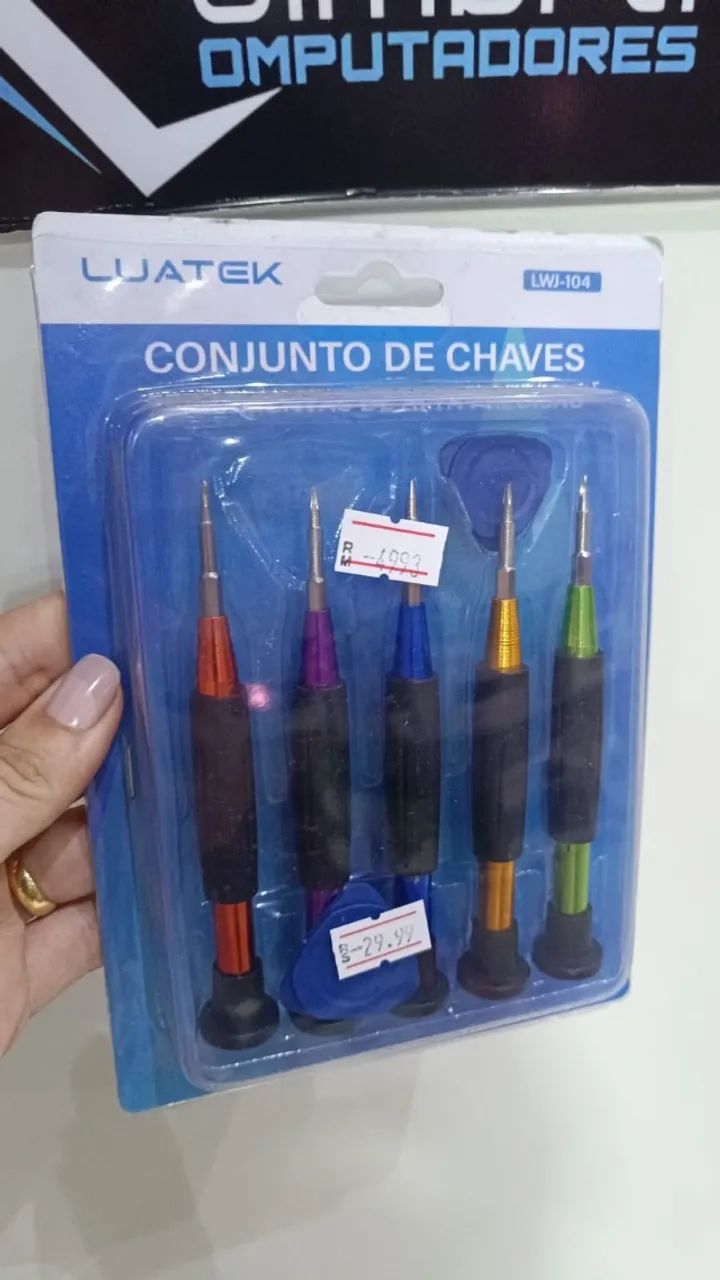Jogo Chave Precisao Celular Luatek Lwj-104- Chaves Para Eletronicos Loja COimbra Entrega