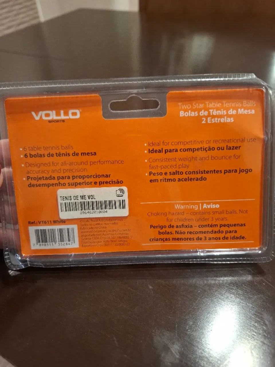 BOLAS DE TÊNIS DE MESA VOLLO 2 - Foto 2