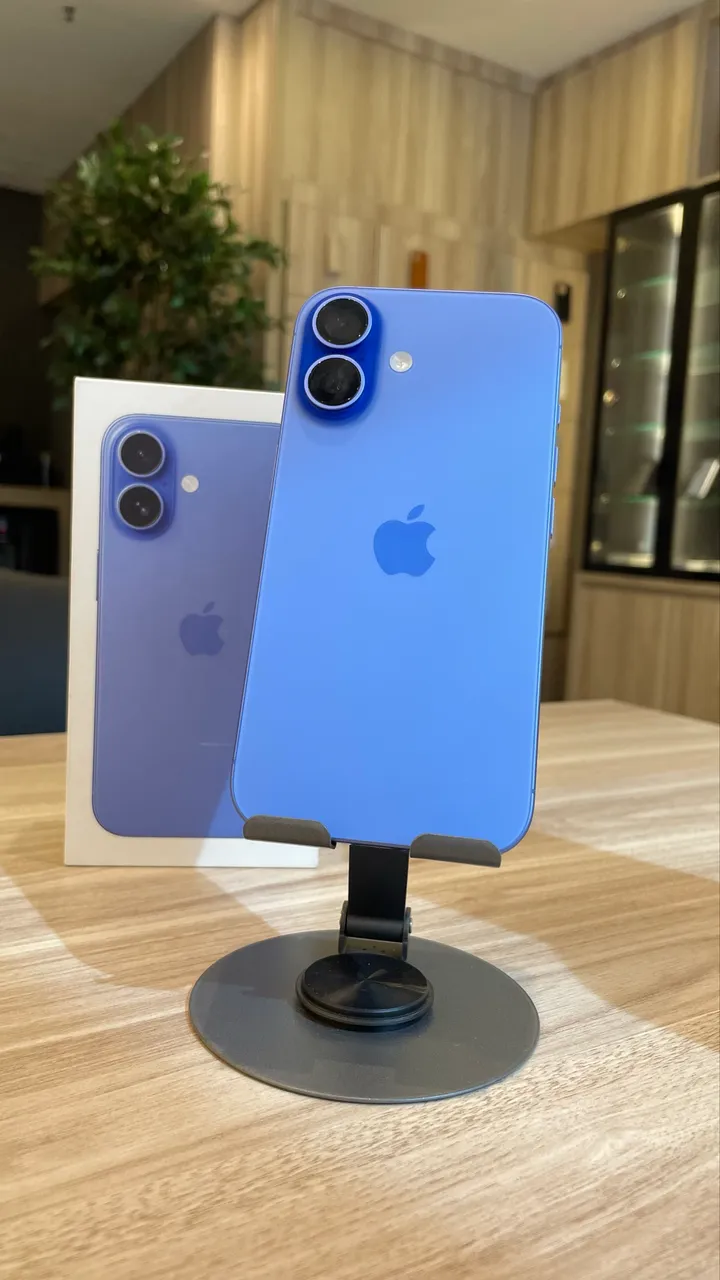 iPhone 15 / 128GB Azul / Saúde de Bateria: 81% / original / loja