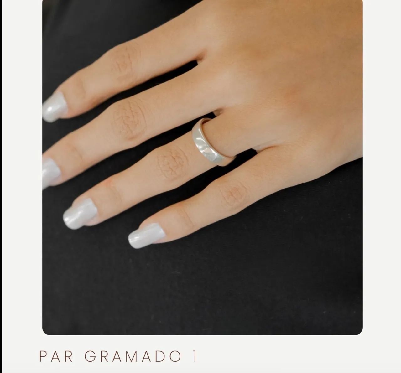 Alianças em prata 925 - Foto 4