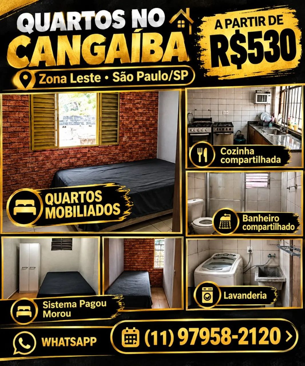 Quartos Zona leste