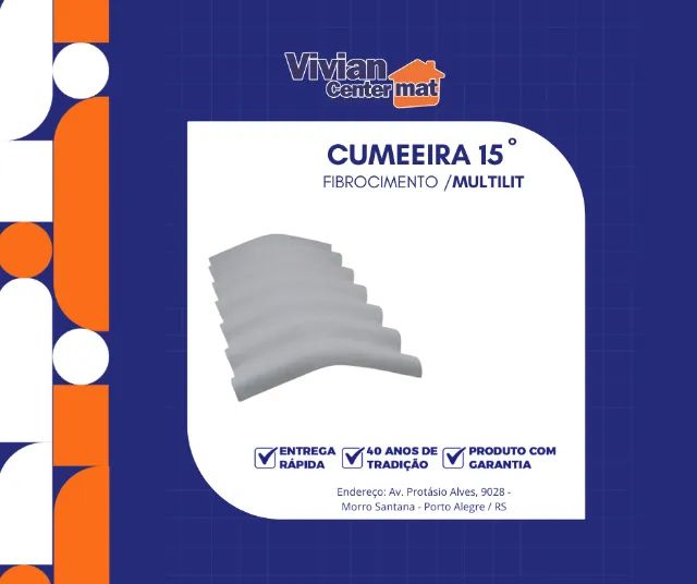 Cumeeira 15º Normal Multilit