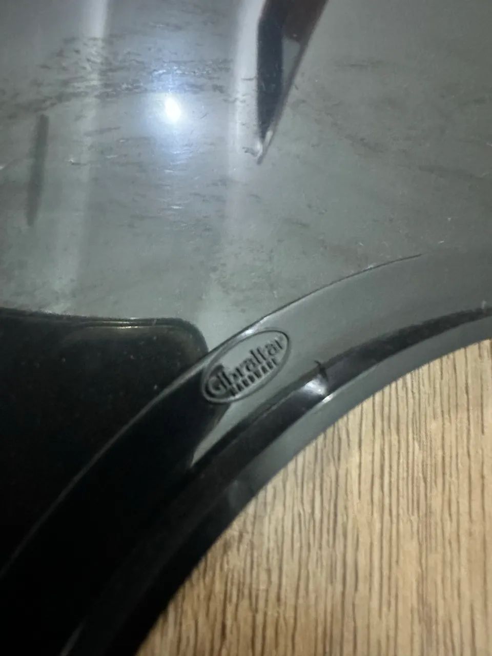 Pele de Bumbo Pearl Preta 22 polegadas - Foto 4