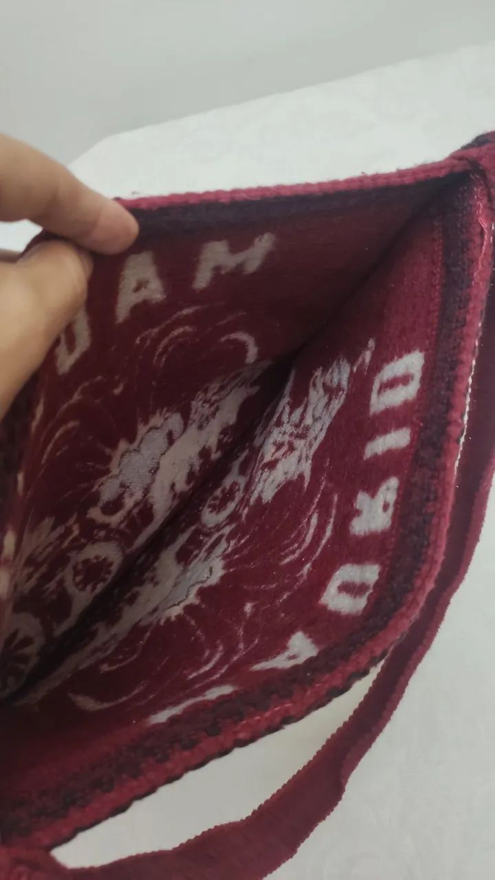 Bolsa de lã vintage Madrid Espanha - Foto 4