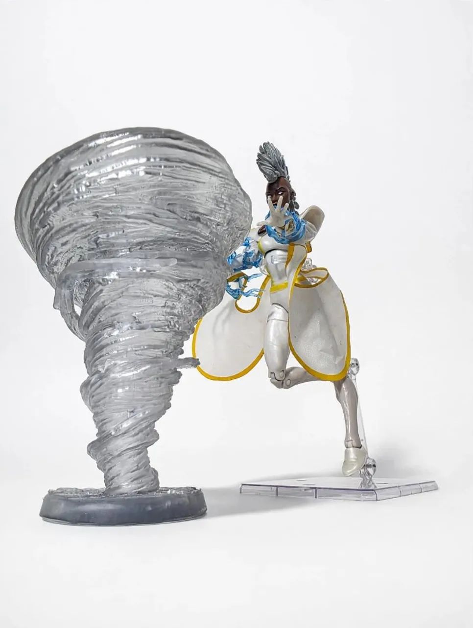 EFEITO EFFECT DE VENTO AR ACTION FIGURE MARVEL LEGENDS MCFARLANE SHF DRAGON BALL C DEFEITO
