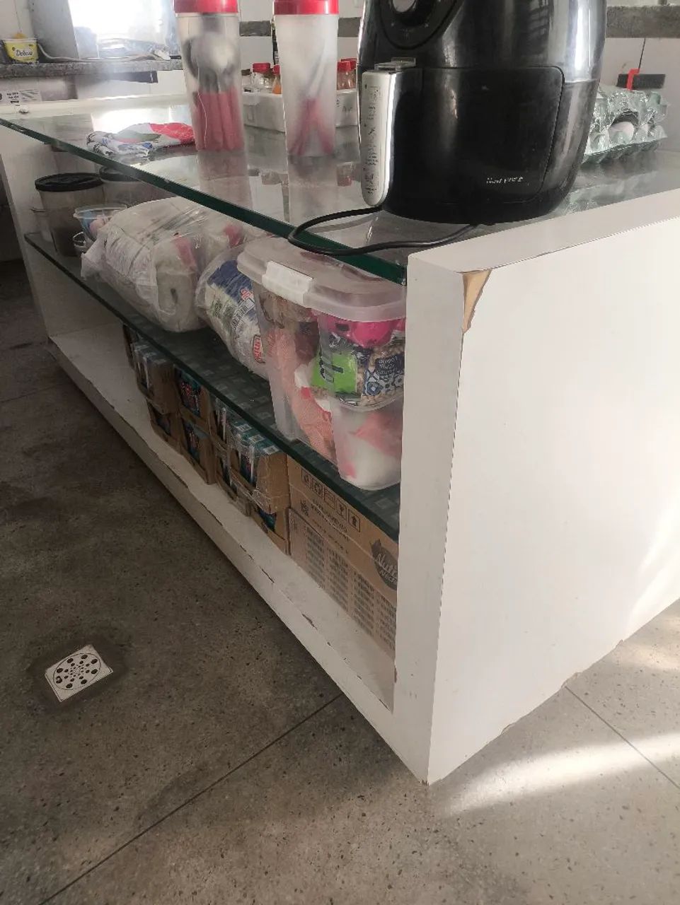 Mesa reforçada com vidro - Foto 4