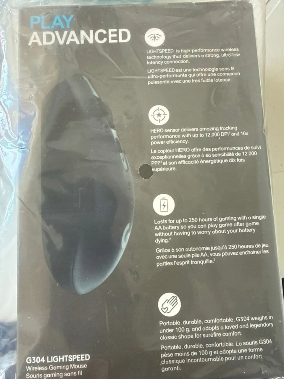 Mause top sem fio Logitech G03 zero - Foto 4