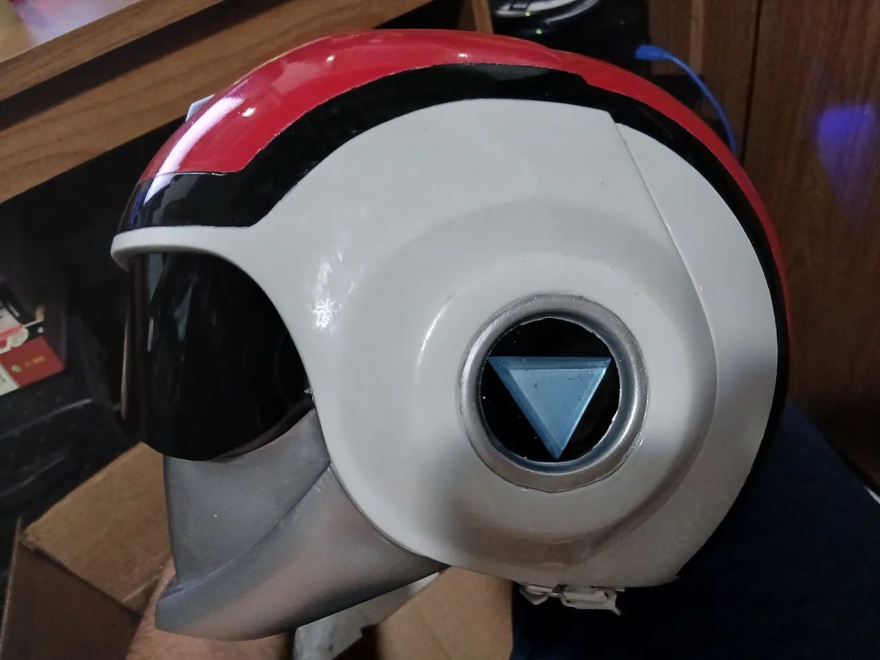 Capacete Flashman (Red Flash) - Tokusatsu - Foto 4