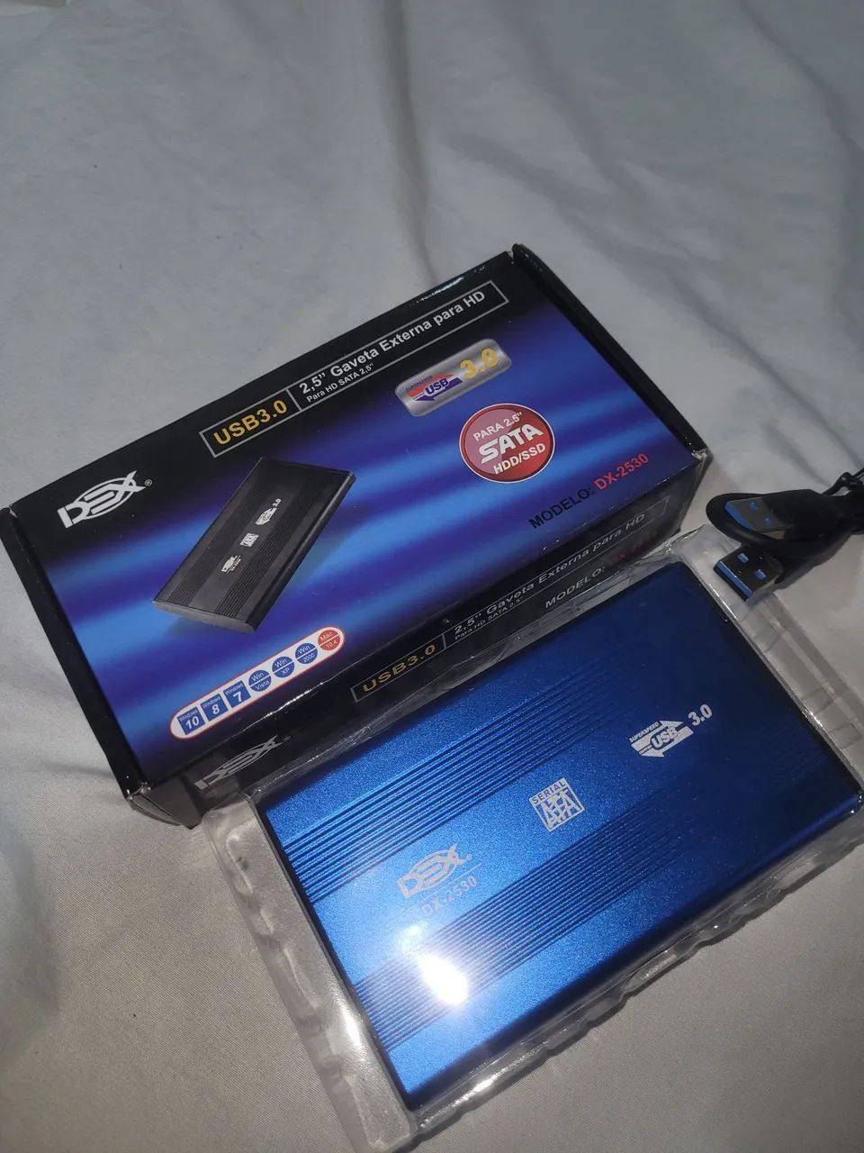HD EXTERNO 1 TB e Case USB 3.0 - Ideal para PS3, PS4, Xbox 360 e Xbox One