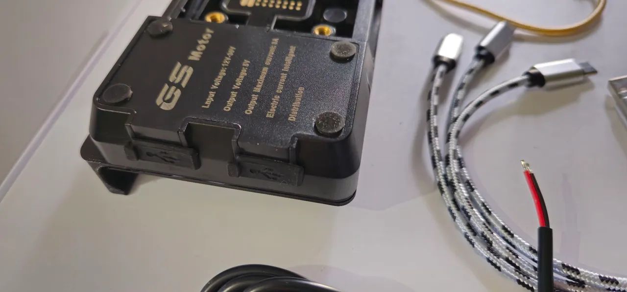 Suporte celular com usb cabos - Foto 4
