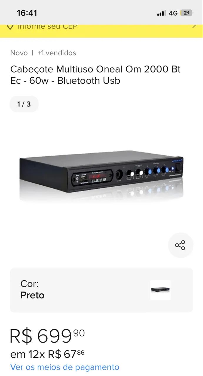Receiver SOM home theater  - Foto 2