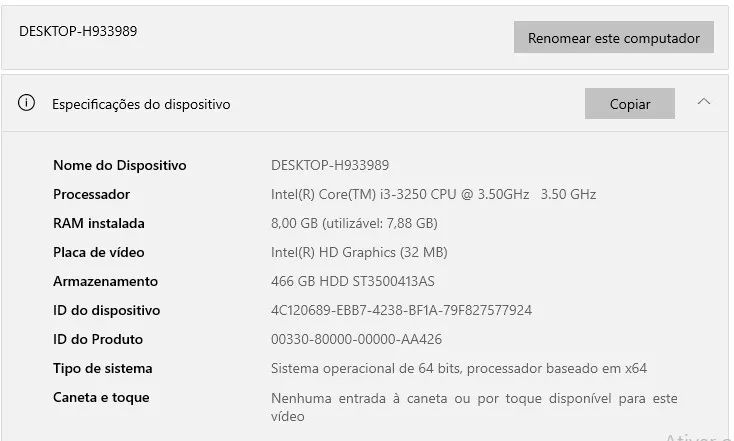 Computador Intel Core I3-3250 8GB 500GB HDD  - Foto 2