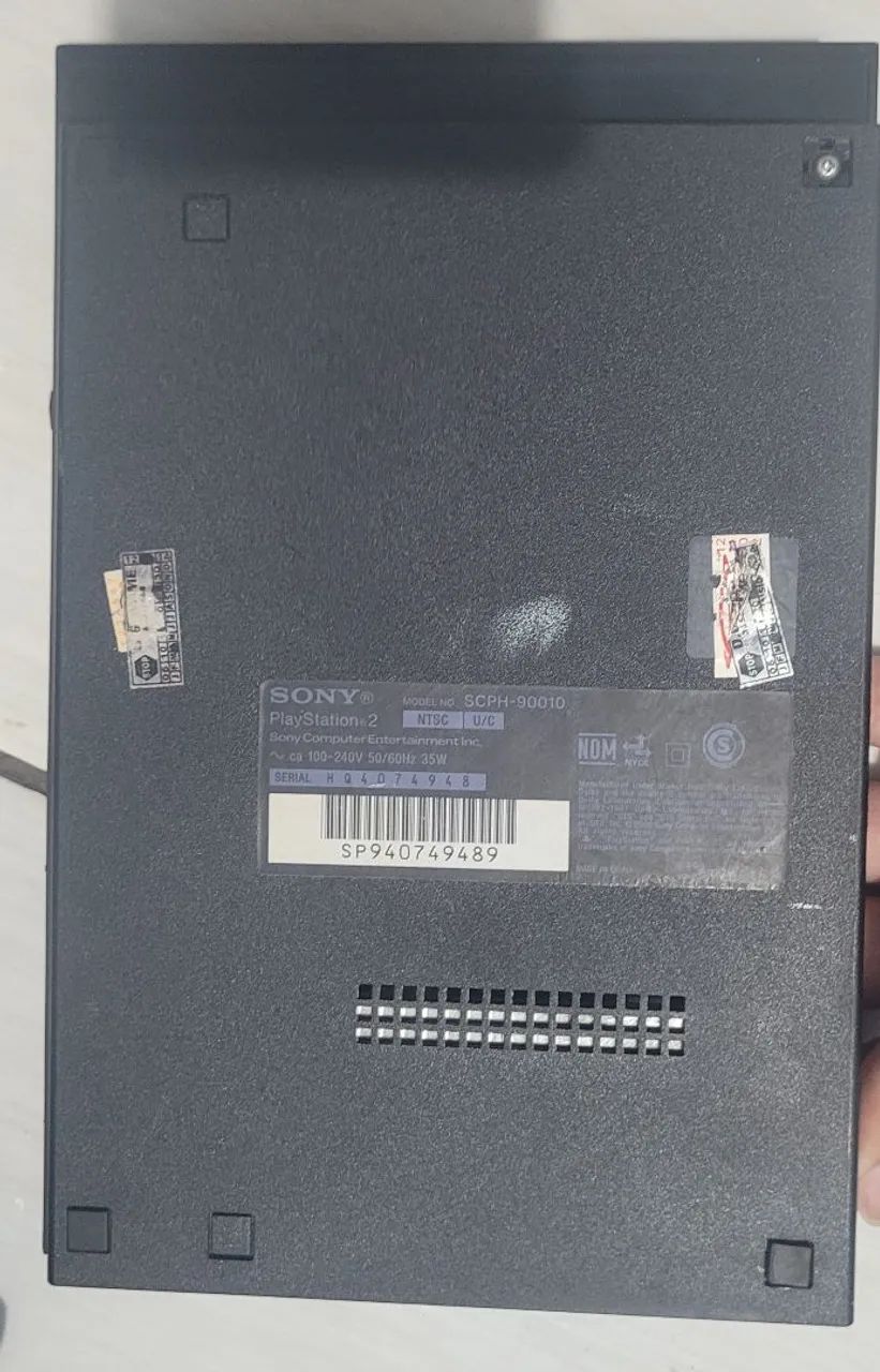 PS2 Slim + Cabo de Alimentação  - Foto 3
