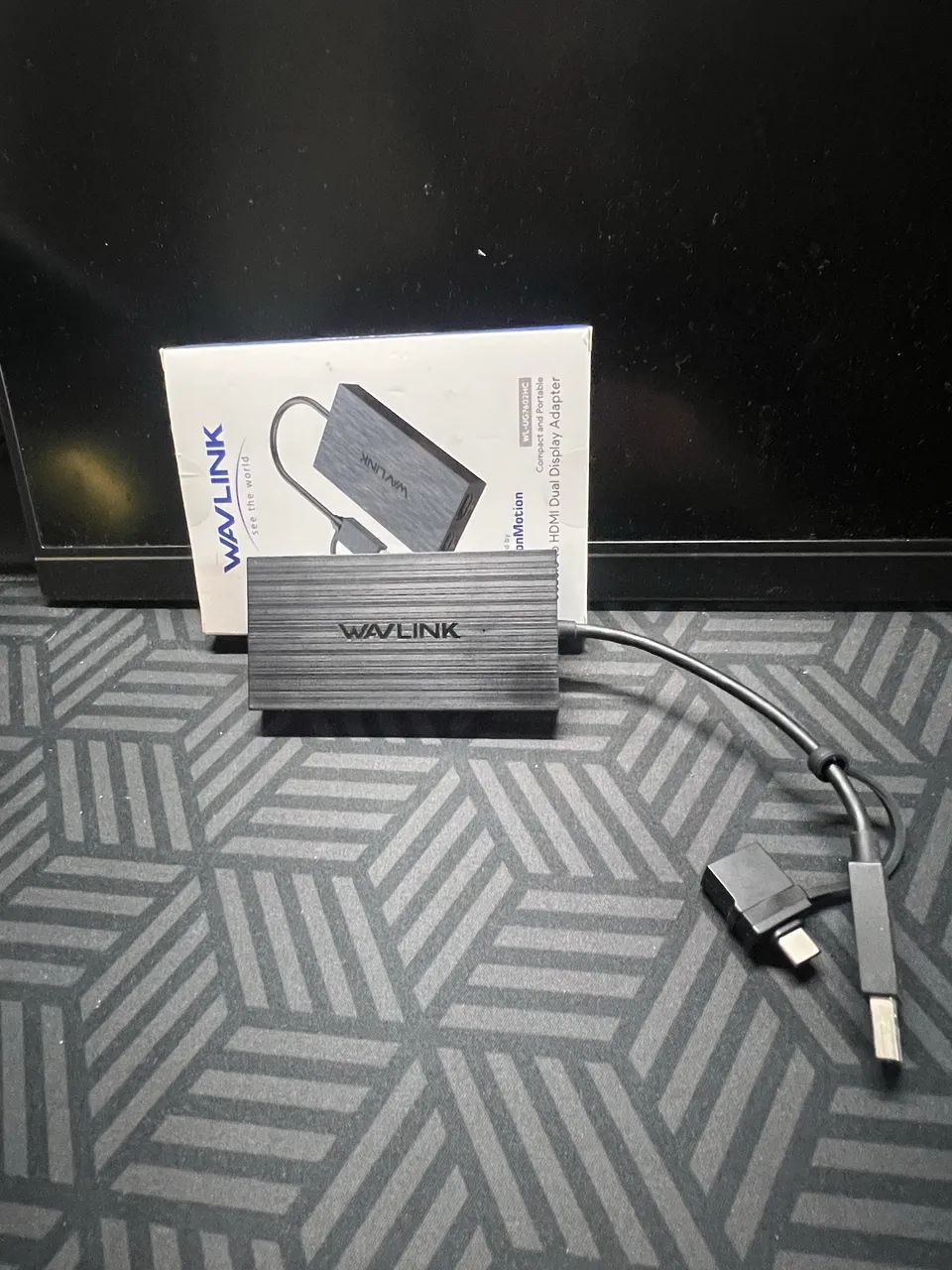 Adaptador Wavlink USB 3.0/USB C para Dual HDMI