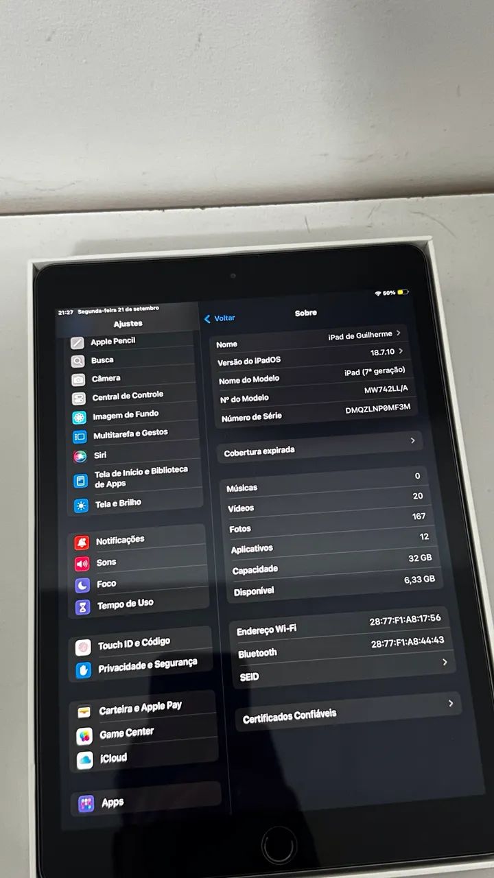iPad 7 - 32GB - impecável! - Foto 2