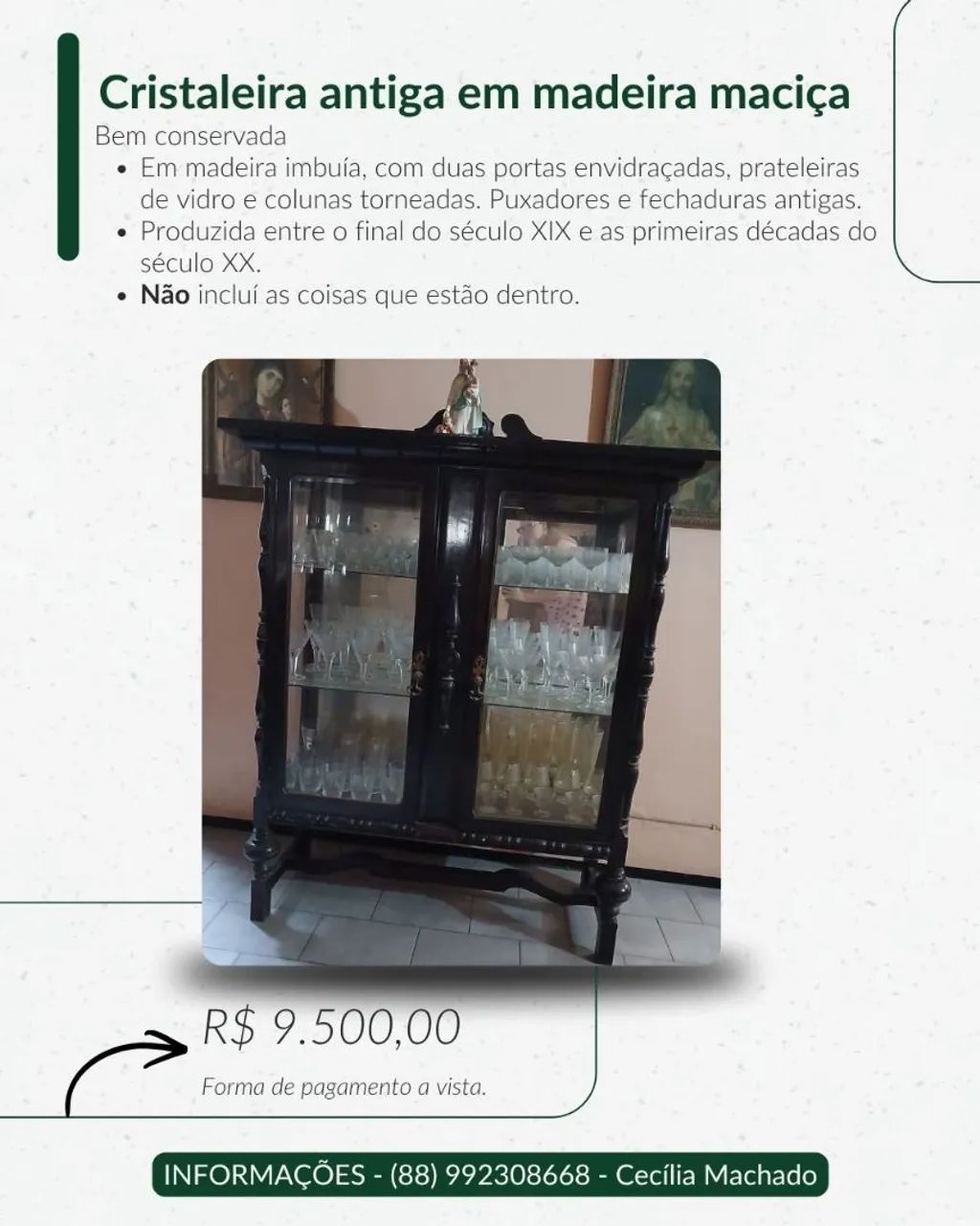 Antigo, bem conservado. 