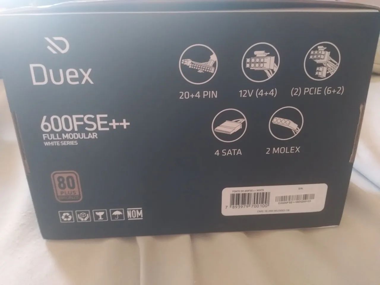 Fonte duex 600w full modular