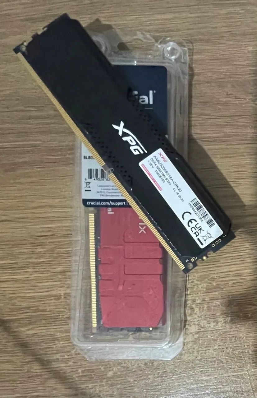 Memória RAM XPG Gammix D20 8GB DDR4 3200MHz CL16 Preta - Foto 2