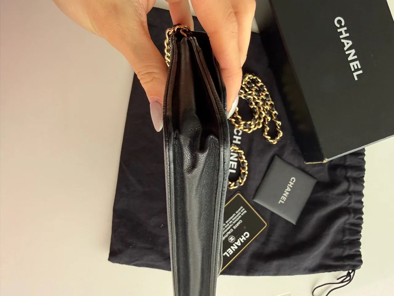 Bolsa Chanel wallet on chain  - Foto 3