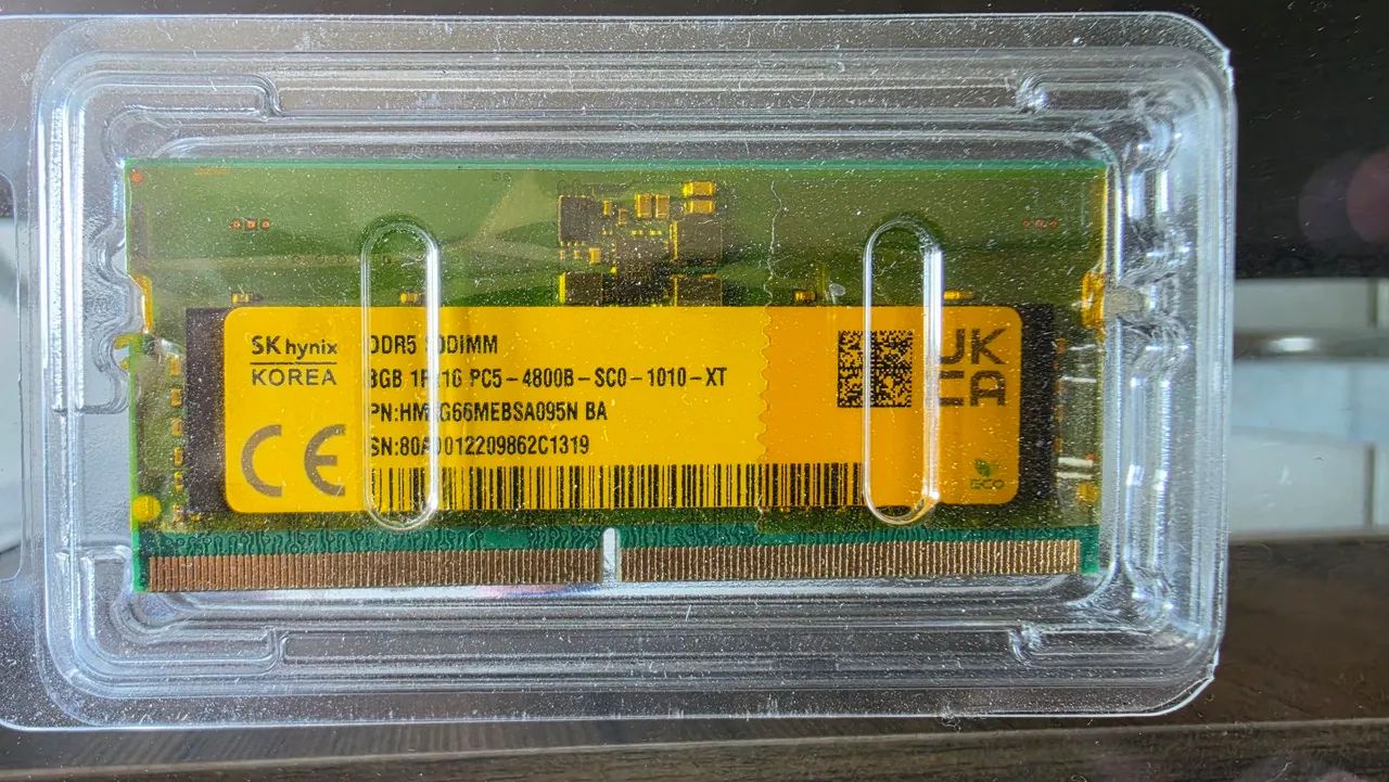 Memoria ram 8G ddr5 4800 