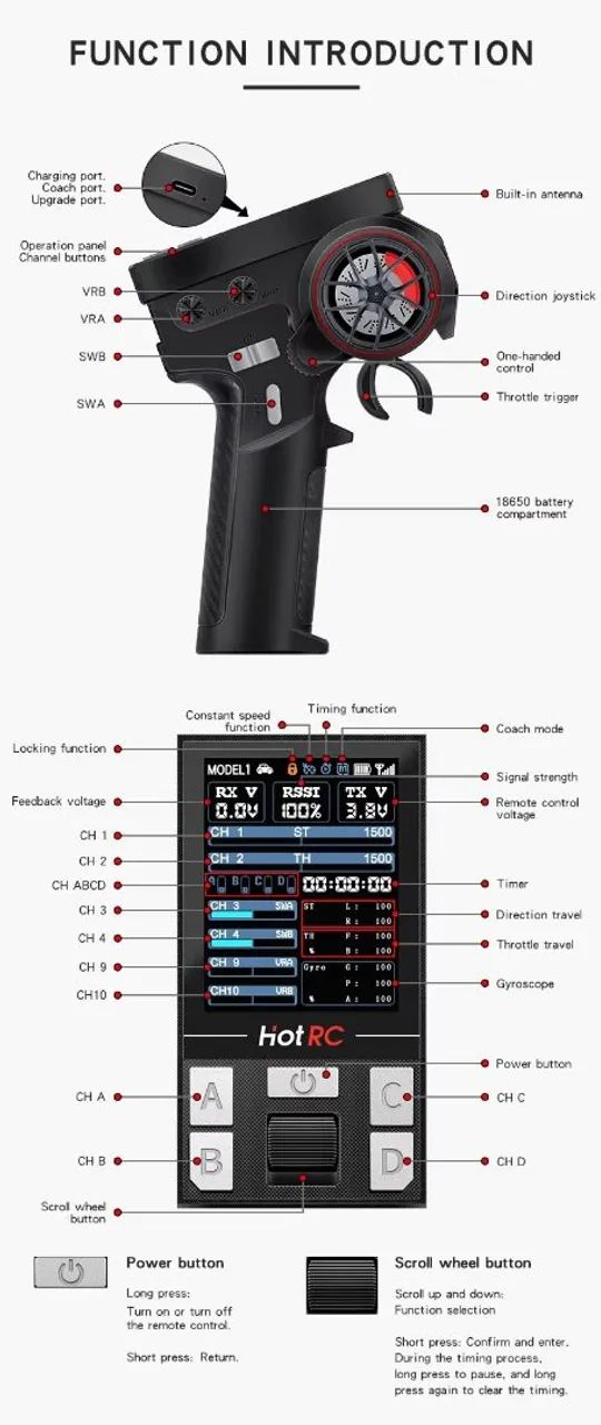 Rádio controle 10 canais - Foto 2