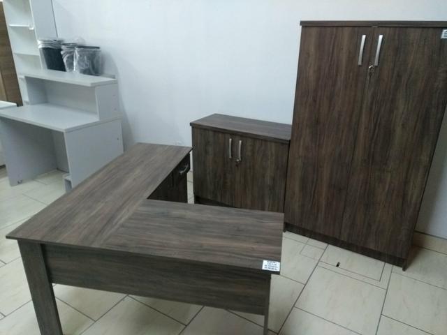 Conjunto móveis escritório Novos revenda de fábrica - Foto 5