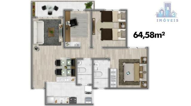 Apartamento residencial 64m Maraponga - Foto 2