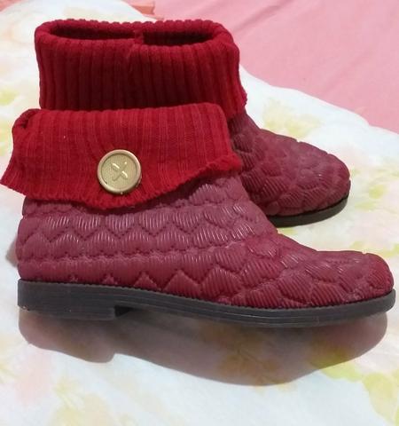 bota infantil feminina tamanho 29