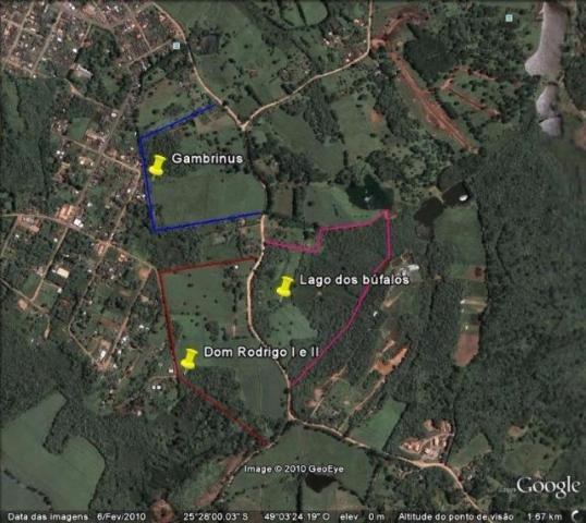 Loco linda área 144 mil m²cercada sem casa em Piraquara 2 km da Prefeitura - Foto 5