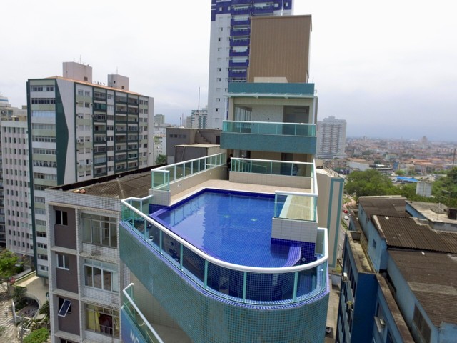 Apartamento para venda com 109 m² -  3 quartos em Itararé - São Vicente - SP - Foto 3