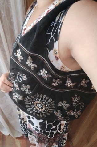 Bolsa Bordada Tam: Médio - Foto 6