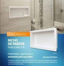 nicho de parede 30X60 varias coreS - Foto 2