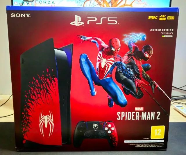 Playstation 5 Edição Limitada Spider-man 2 + Controle E Jogo