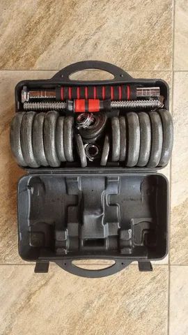 Kit musculação 30KG - Foto 2