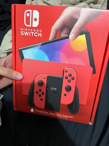 Consola Nintendo Switch OLED Vermelho (edição Mario)