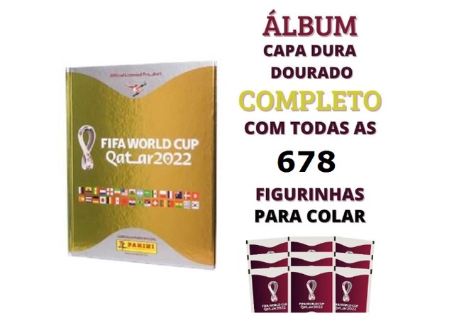 Álbum Copa Do Mundo Qatar 2022, Capa Dura