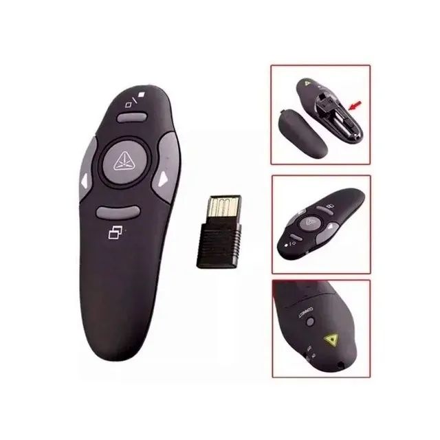 Apresentador Slide Apontador Laser Controle Sem Fio - Foto 2